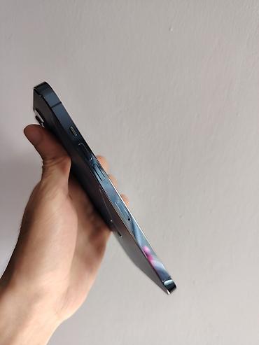 iphone 11 elde: IPhone 12 Pro Max, 128 GB, Pacific Blue, Simsiz şarj, Face ID — 9