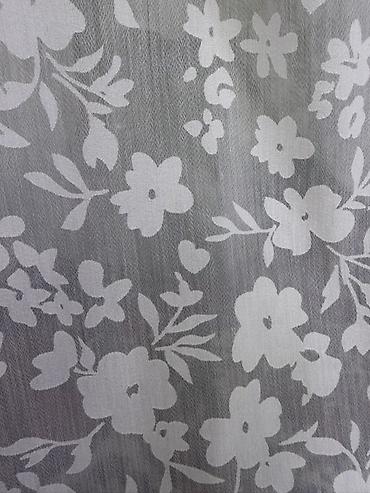 bed sheets: Тюль с цветочным рисунком - Полупрозрачная тюлевая ткань с матовым — 1