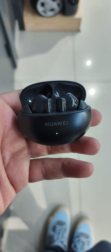 Qulaqcıqlar: İşlənmiş Simsiz (Bluetooth) Qulaqcıqlar, Huawei, rəng - Qara