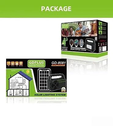 grejalica na baterije cena: SOLARNI SISTEM + PANEL + BLUETOOTH | Idealan panel sa tri sijalice — 3