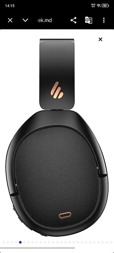 bluetooth kalonka satisi: Edifier W820NB Plus – simsiz qulaqlıq - Aktiv Səsboğma (ANC) — 1