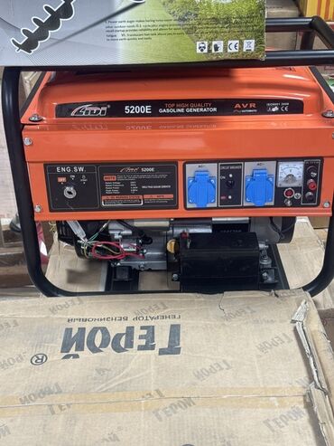 генераторы оптом: Бензиновый генератор LIDI 5200E Основные характеристики: - Однофазный