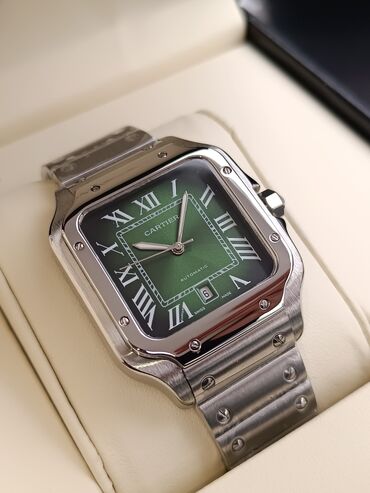 Qol saatları: Yeni, Qol saatı, Cartier, rəng - Gümüşü — 11