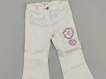 jeansy białe z wysokim stanem: Jeans, 2-3 years, 98, condition - Very good