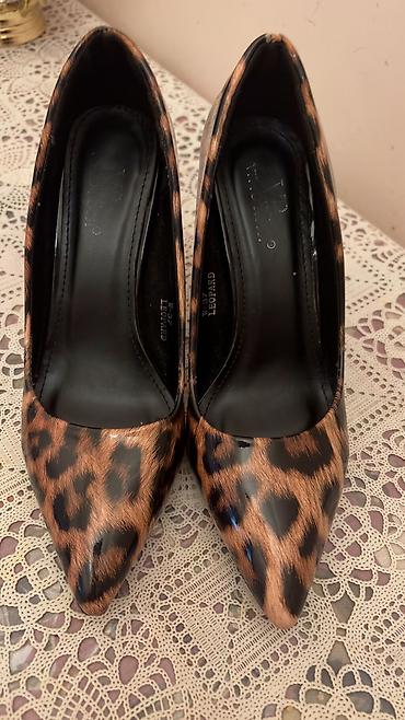 Туфли: Leopard naxışlı qadın klassik tuflilər - Brend/Model: Daxildə — 8