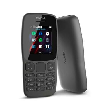 irşad telefonlar: Nokia 106, < 2 GB Memory Capacity, rəng - Qara