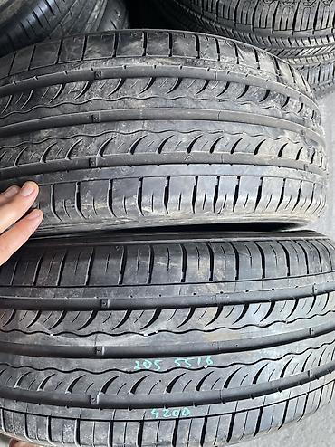 aeolus e70: Шины 205 / 55 / R 16, Лето, Б/у, Пара, Легковые, Корея, Kumho — 1