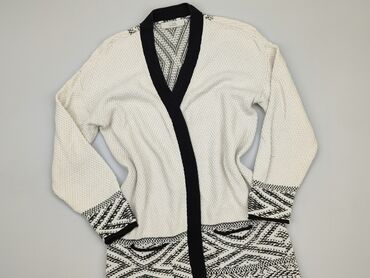 biały sweterek z golfem: Kardigan, Clockhouse, L (EU 40), stan - Dobry