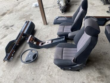 Сиденья: Комплект сидений, Велюр, Mercedes-Benz 1995 г., Б/у, Оригинал, Германия — 2