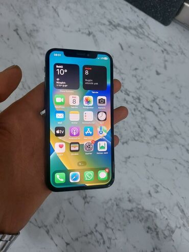 Мобильные телефоны: IPhone X, 64 ГБ, Black Titanium, Отпечаток пальца