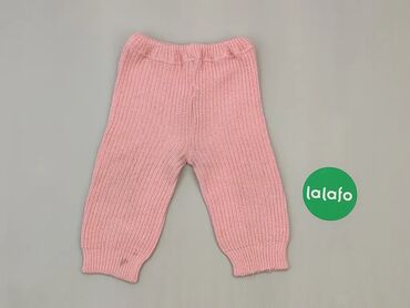 Spodnie: Spodnie, 12-18 m, wzrost - 86 cm., wzór - Jednolity kolor, kolor - Różowy