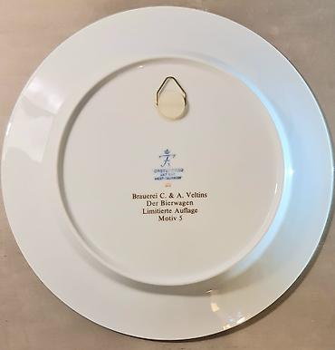 Другие предметы коллекционирования: Коллекционные тарелки Veltins. Furstenberg (Германия) На тарелке — 3