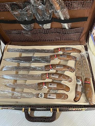 Süfrə ləvazimatları: Millerhaus 25 parça bıçaq dəsti – kroko naxışlı kombinasiyalı kodlu — 2