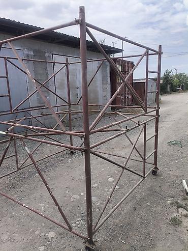 Строительное оборудование: Передвижные строительные леса (вышка-тура) - Металлический каркас — 5