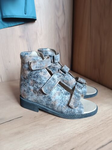 прогулочные коляски с рождения: Детские ортопедические сандалии по стопе 22-23см - Высокий берец с