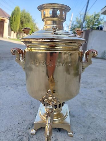 samovar 5l: Təcili! Çar dövrü Orijinal Medallı Tula Samovarı (Bataşev) – Əla — 1