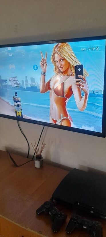 заказать playstation 3: Sony playstation 3 slim 320GB. Konsol ela veziyyetdedir, hec bir