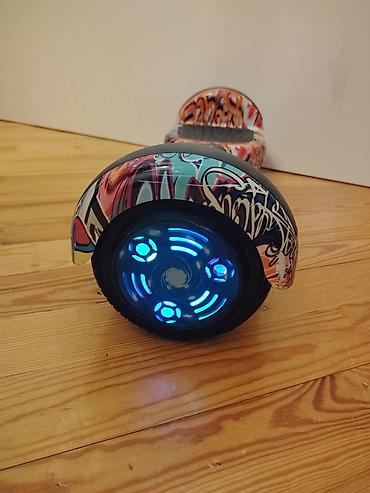skoter: Qraffiti dizaynlı 2 təkərli hoverboard (self-balance skuter) çox az — 1