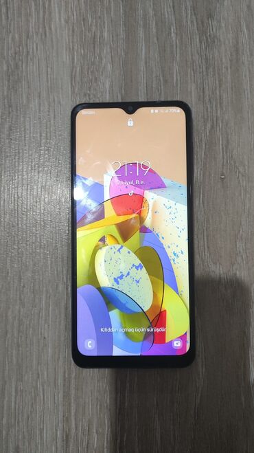 Samsung: Samsung Galaxy A12, 64 GB, rəng - Göy, Sensor
