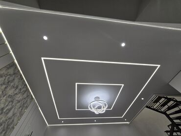 Натяжной потолок: Натяжной потолок Матовое, 3D потолки, Глянцевое Бесплатный замер, Гарантия, Монтаж — 6