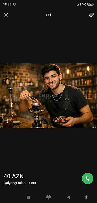 Qəlyançı, 25 yaş, 3-5 illik təcrübə lalafo.az -da Qəlyançı, 25 yaş, 3-5 illik təcrübə