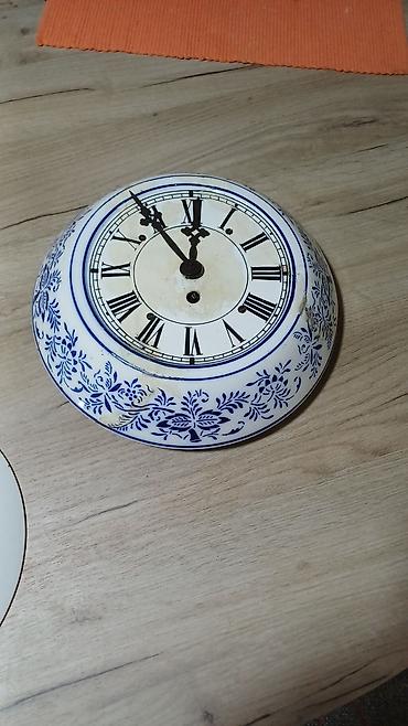 parkside nareznice: Zidni sat od keramike/porcelana sa mehanizmom na navijanje. - — 1