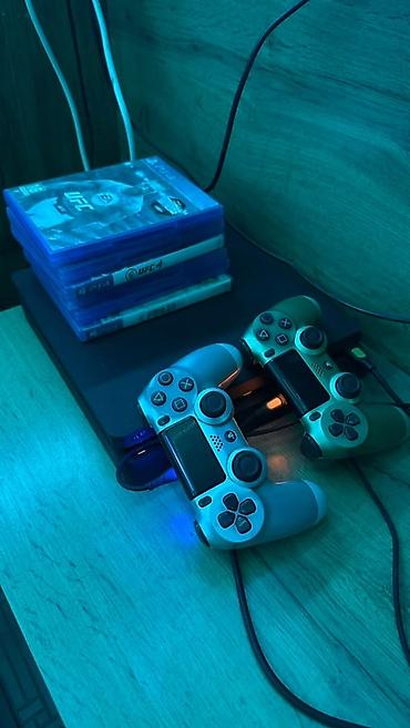 sony xm6: PlayStation 4 Slim (чёрная) - Компактная версия консоли с матовым — 3