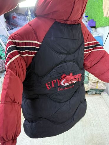 купить куртку детскую на мальчика: Детская утеплённая куртка с капюшоном. - Цвет: комбинированный