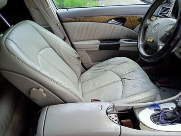 пассажирское сиденье: Комплект сидений, Кожа, Mercedes-Benz Б/у, Оригинал, Германия