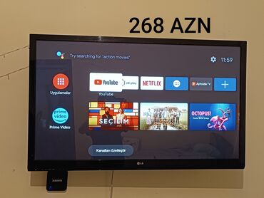 Televizorlar: Televizor LG HD (1366x768), Ünvandan götürmə