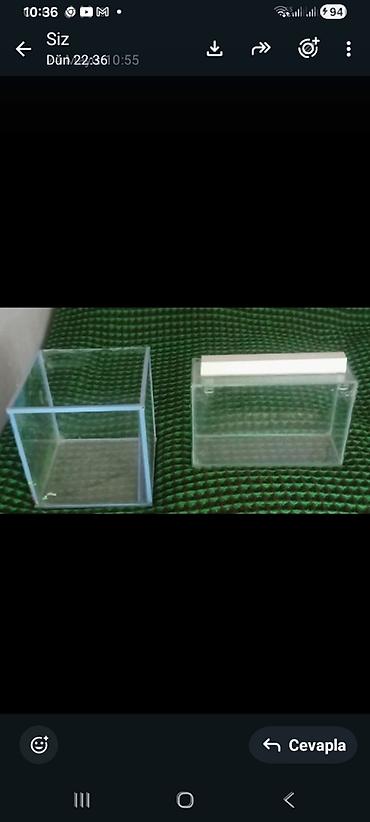 Akvarium aksessuar və ləvazimatları: Akvariumlar — 1