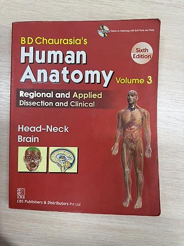 мозг: Полный комплект учебников B. D. Chaurasia’s Human Anatomy, 7-е, 6-е — 6