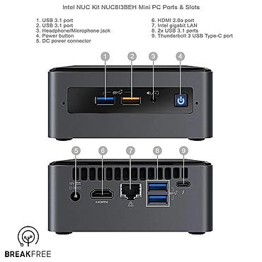 Masaüstü kompüterlər və iş stansiyaları: Intel NUC8i3BEH Mini PC satılır. Kompüter tam işlək vəziyyətdədir. Ev — 2