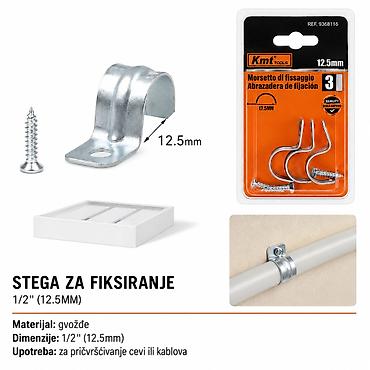 KMT Otvora 9368116 – set stega za fiksiranje cevi i kablova Opis: -