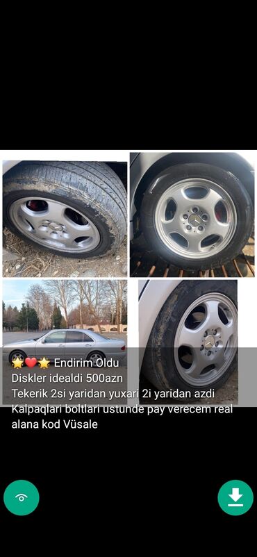 Disk təkərlər: İşlənmiş Disk təkər R 16 — 3