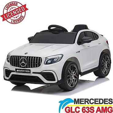 tunila: Mercedes GLC 63S AMG – beli, auto na akumulator za decu — 1