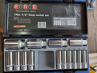ящик авто: Продаю наборы FORCE. Головки 1/4 головки 1/2 головки 3\8 головки 3\4 — 4