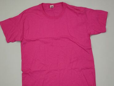 różowe t shirty oversize: T-shirt, M, stan - Dobry