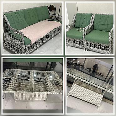 Qiymət dest 1650azn Hesir dest bag ucun. 2 kreslo 1 divan ve masa lalafo.az -da Qiymət dest 1650azn Hesir dest bag ucun. 2 kreslo 1 divan ve masa