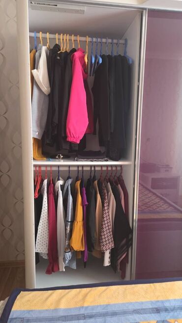 Yataq otağı dəstləri: İkinəfərlik çarpayı, 2 tumba, Dolab, Komod, İşlənmiş — 4