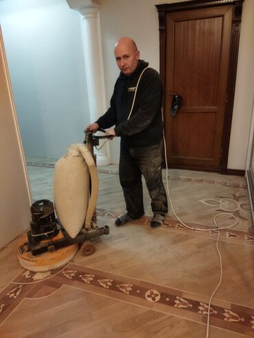 наливной пол в баку: Pol parket yonulması resavrasiya işləri piltus vurulması parket