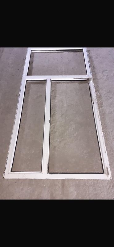 PVC pəncərə çərçivəsi və şüşə paketləri 1.14x2.36 qoşa şüşeli 160 azn