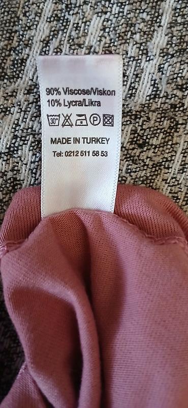 Ev geyimləri, pijamalar: Qadın pijama dəsti satılır YENİDİR, heç vaxt geyinilməyib matrialı — 3