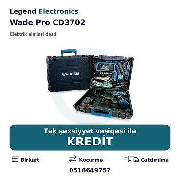 islənmis drel: Elan başlığı: Elektrik alət dəsti Wade Pro CD3702 Elektrik alət dəsti — 1