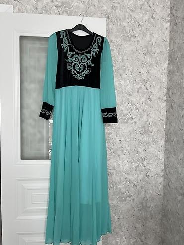 Вечерние платья: Вечернее платье, Длинная модель, Шифон, С рукавами, S, M — 2