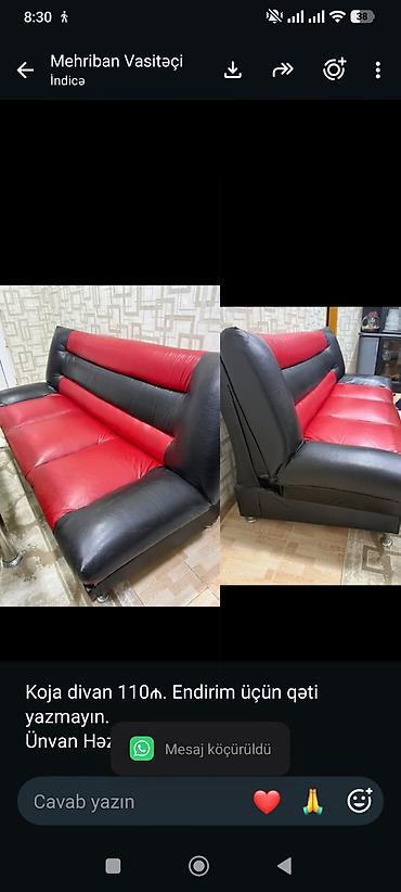Koja divan 110₼. Endirim üçün qəti yazmayın. Ünvan Həzi Aslanov lalafo.az -da Koja divan 110₼. Endirim üçün qəti yazmayın. Ünvan Həzi Aslanov
