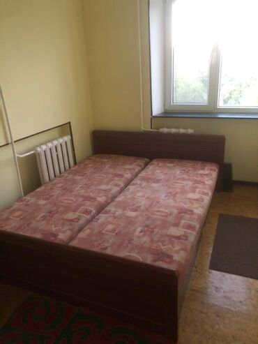 кровать из дерево: Двуспальная кровать, С матрасом, длина - 200 см