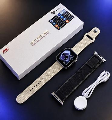 hk 9: Yeni, Smart saat, Wearfit, Sensor ekran, rəng - Gümüşü — 1