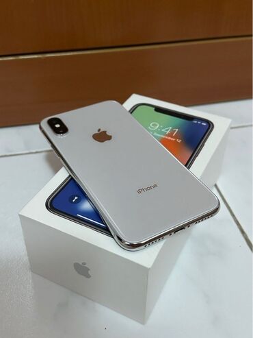 bu iphone 5s almaq: IPhone X, 256 GB, Ağ, Face ID