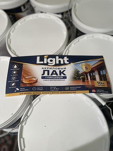 бесцветный лак: Акриловый лак Light, глянцевый, водно-дисперсионный. Основные — 1